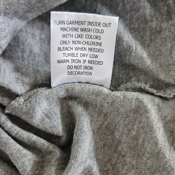 Moon Child Celestial Sun & Moon Cropped Long Sleeve – Gray – XS - Picture 6 of 6